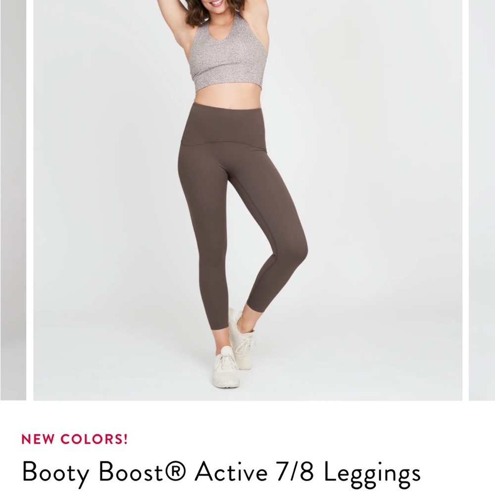 Spanx Booty Boost® Active 7/8 Leggings - size L